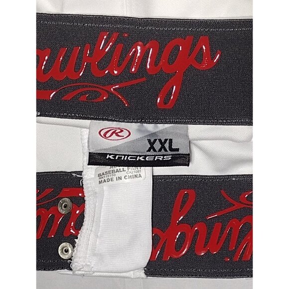 NWOT Rawlings LAUNCH KNICKER BASEBALL PANTS White Men's Suze XXL - Picture 4 of 5